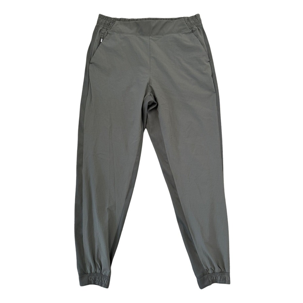 Athleta Brooklyn Jogger Pants Size 10 Olive Green Travel Hiking Ankle